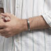 Bracelet Jonc Ouvert Acier Vieillit Veron - Bracelets fantaisie Homme | Histoire d’Or