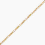 Bracelet Esma Maille Alternee 1/3 Or Jaune - Bracelets Communion Enfant | Histoire d&rsquo;Or