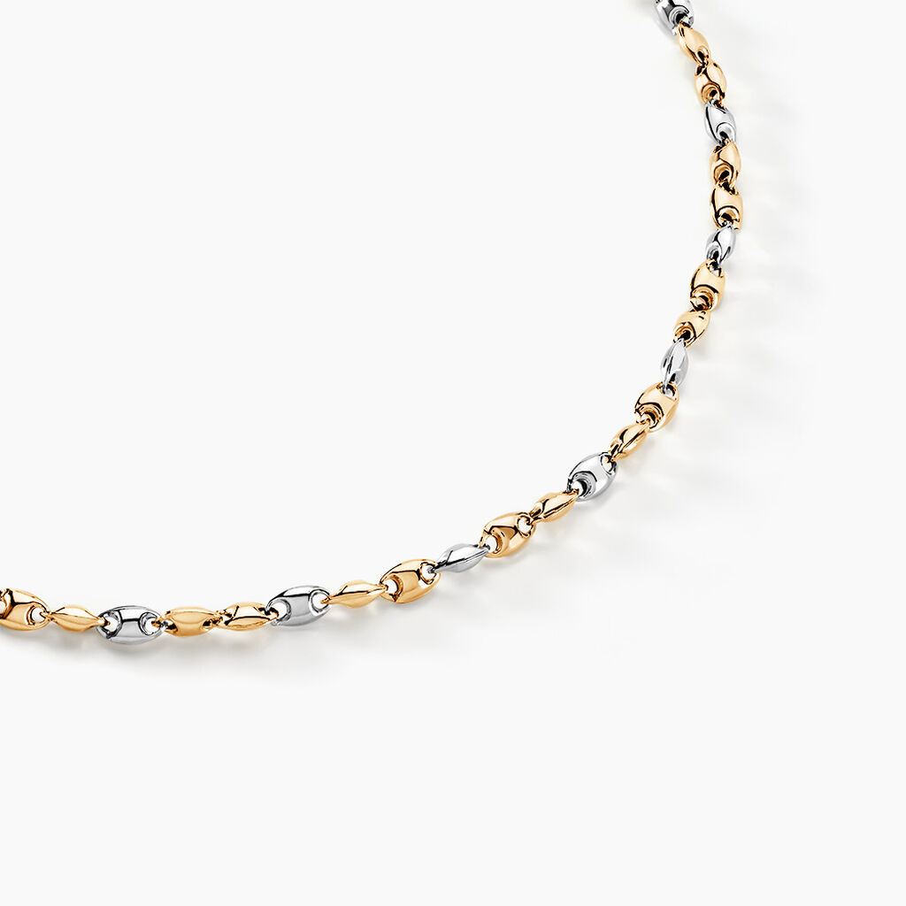 Collier Dami Or Bicolore - Colliers Homme | Histoire d’Or