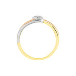 Bague Or Tricolore Dionyse Oxydes De Zirconium - Bagues avec pierre Femme | Histoire d&rsquo;Or