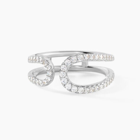 Bague Livie Argent Blanc Oxyde De Zirconium - Bagues avec pierre Femme | Histoire d&rsquo;Or