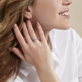 Bague Bloomy Plaqué Or Jaune Oxyde De Zirconium - Bagues solitaires Femme | Histoire d’Or