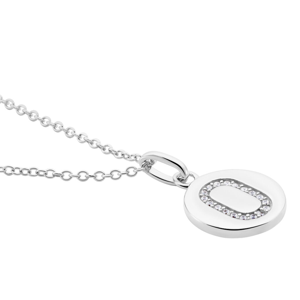 Collier Argent Eugenien Oxydes De Zirconium - Colliers fantaisie Femme | Histoire d’Or