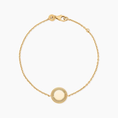 Bracelet Fazia Argent Dor&eacute; A L'Or 750/1000 - Bijoux sans pierre Femme | Histoire d&rsquo;Or