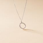 Collier Ambroisie Argent Blanc Oxyde De Zirconium - Colliers fantaisie Femme | Histoire d&rsquo;Or