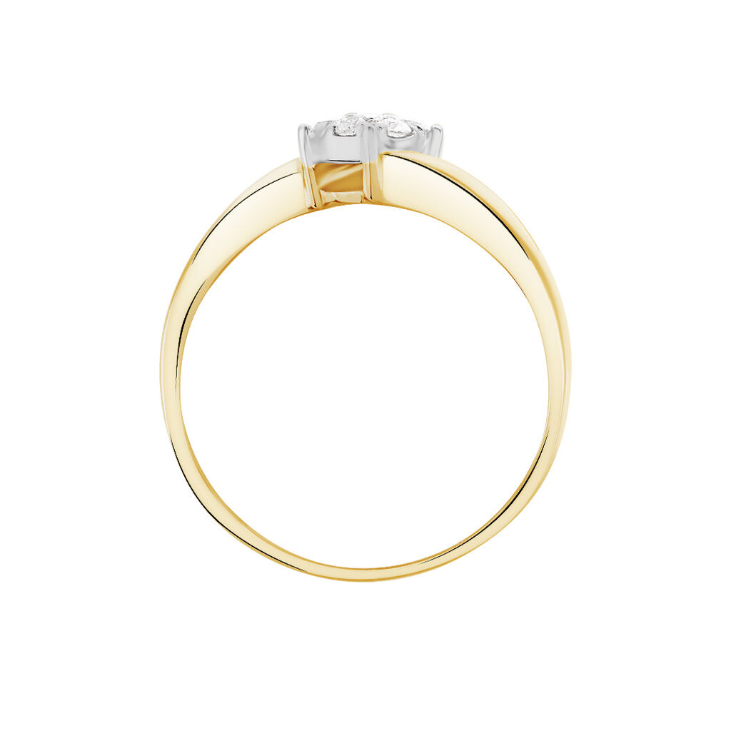 Bague Solitaire Lysia Or Jaune Diamant - Bagues solitaires Femme | Histoire d&rsquo;Or