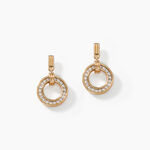 Boucles D'oreilles Pendantes Nelsie Plaqu&eacute; Or Dor&eacute; Oxyde De Zirconium - Boucles d'oreilles pendantes Femme | Histoire d&rsquo;Or