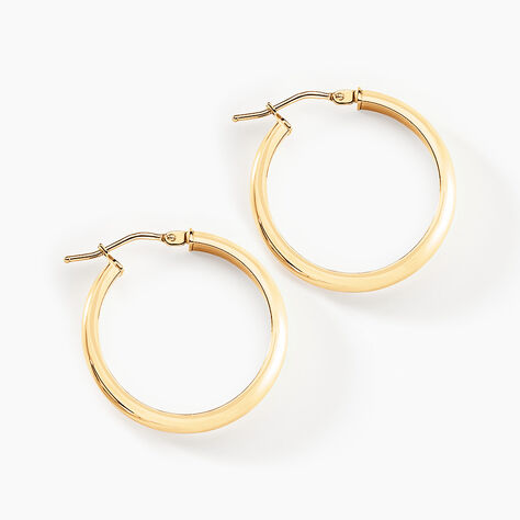 Cr&eacute;oles Vickie Or Jaune - Boucles d'oreilles cr&eacute;oles Femme | Histoire d&rsquo;Or