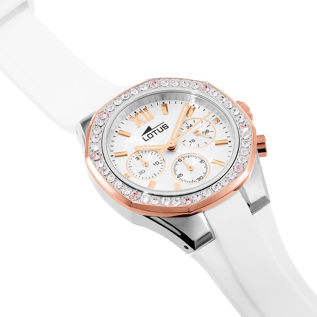 Montre Lotus Excellent Argent&eacute; - Montres Femme | Histoire d&rsquo;Or