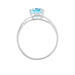 Bague Solitaire Armaelle Or Blanc Topaze - Bagues solitaires Femme | Histoire d’Or