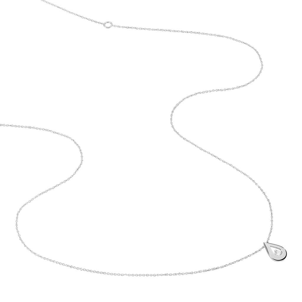 Collier Purete Or Blanc Diamant - Colliers Femme | Histoire d’Or