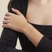 Bracelet Jayna Maille Palmier Or Blanc - Bracelets chaîne Femme | Histoire d’Or