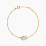 Bracelet Donaldina Or Jaune Oxyde De Zirconium - Bracelets Femme | Histoire d&rsquo;Or