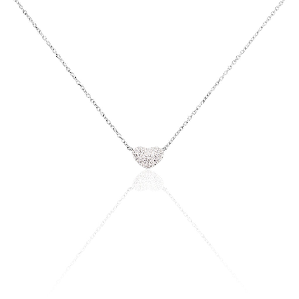 Collier Alois Argent Blanc Oxyde De Zirconium - Colliers fantaisie Femme | Histoire d’Or