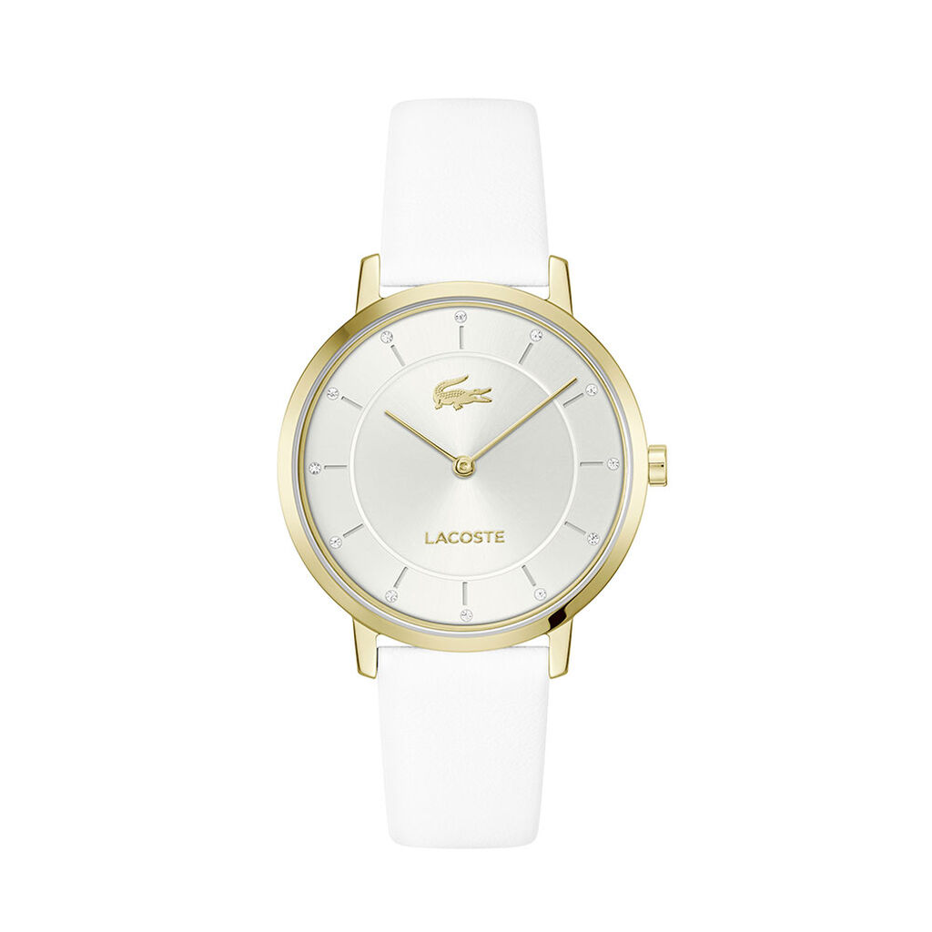 Montre Lacoste Crocorigin Blanc - Montres Femme | Histoire d&rsquo;Or