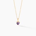 Pendentif Miyah Or Jaune Amethyste - Pendentifs Femme | Histoire d&rsquo;Or
