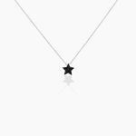 Collier Nasima Argent Blanc Spinelle - Colliers fantaisie Femme | Histoire d&rsquo;Or