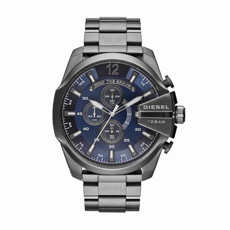 Montre Diesel Mega Chief Bleu - Montres Homme | Histoire d&rsquo;Or