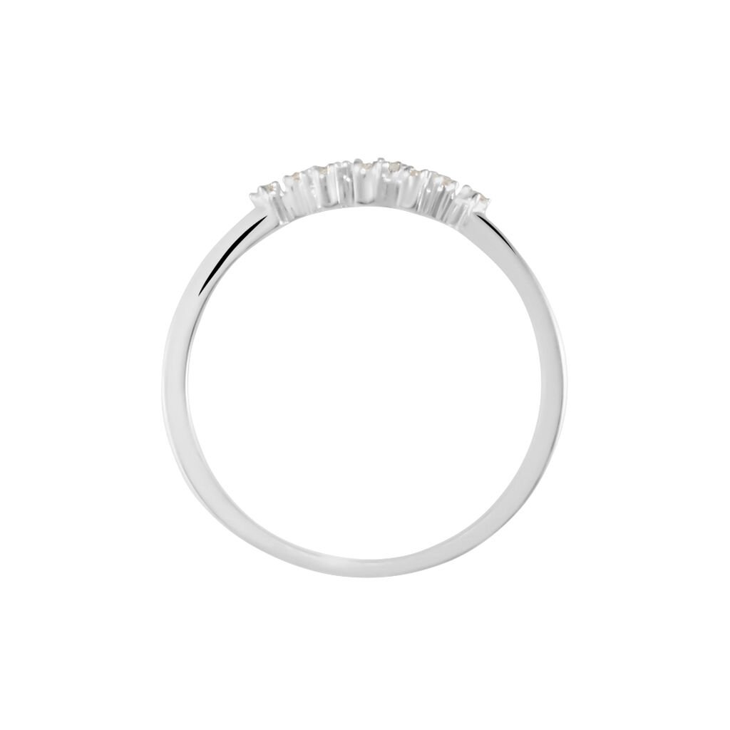 Bague Talna Or Blanc Diamant - Bagues avec pierre Femme | Histoire d&rsquo;Or