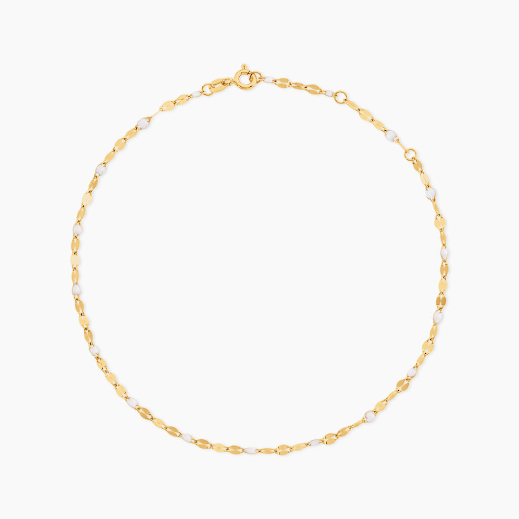 Cha&icirc;ne De Cheville Asteria Argent Dor&eacute; A L'Or 750/1000 - Cha&icirc;nes de cheville Femme | Histoire d&rsquo;Or