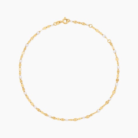 Cha&icirc;ne De Cheville Asteria Argent Dor&eacute; A L'Or 750/1000 - Cha&icirc;nes de cheville Femme | Histoire d&rsquo;Or