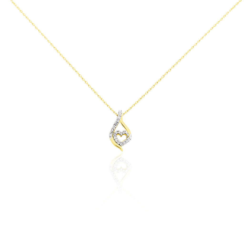 Collier Roso Or Jaune Diamant