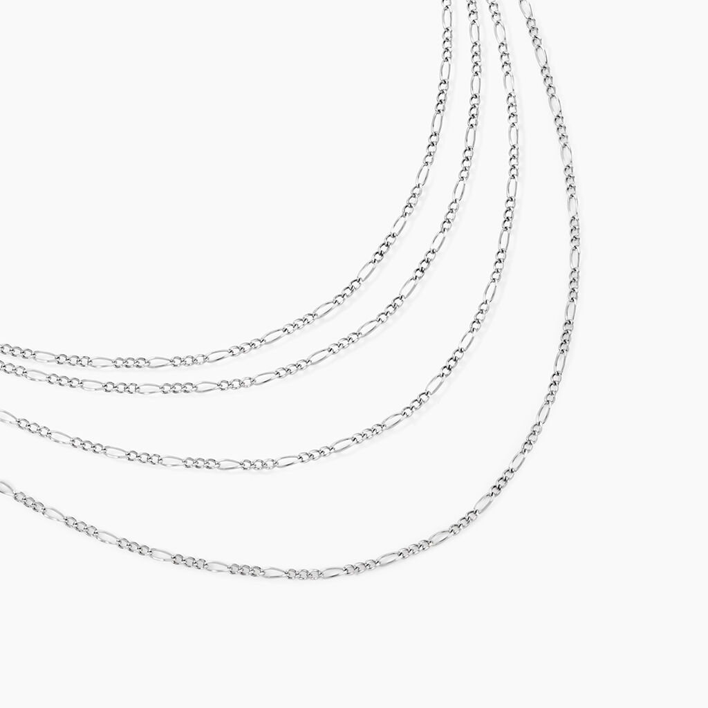 Collier Santoline Argent Blanc - Colliers Femme | Histoire d&rsquo;Or