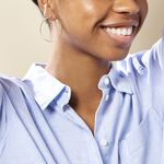 Cr&eacute;oles Tia Flexible Geometrique Or Jaune - Boucles d'oreilles cr&eacute;oles Femme | Histoire d&rsquo;Or