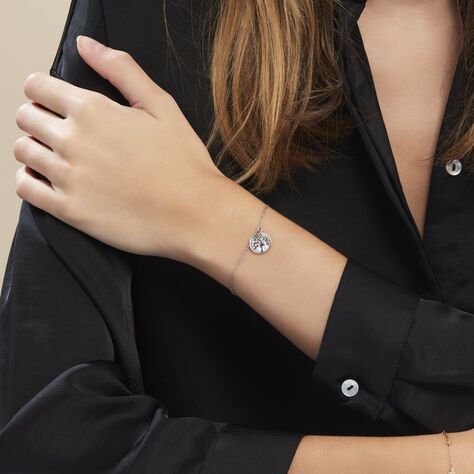 Bracelet Argent Blanc Sofee Nacre - Bracelets Arbre de vie Femme | Histoire d’Or