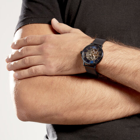 Montre Pierre Lannier Collection Automatic Bleu - Montres Homme | Histoire d’Or