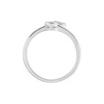 Bague Ajustable Mechte 1 Argent Blanc Oxyde De Zirconium - Bagues avec pierre Femme | Histoire d&rsquo;Or