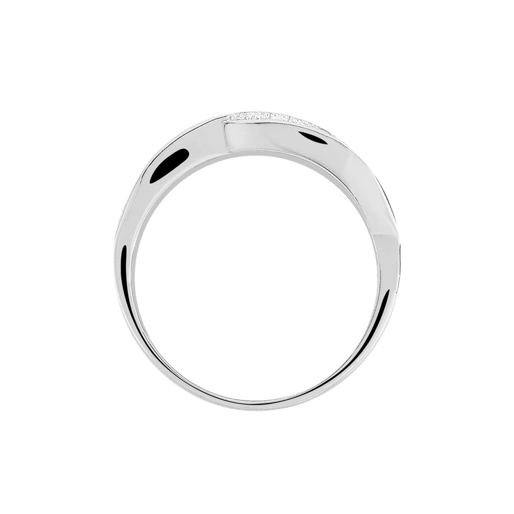 Bague Jonc Blondie Argent Oxyde De Zirconium - Bagues avec pierre Femme | Histoire d’Or