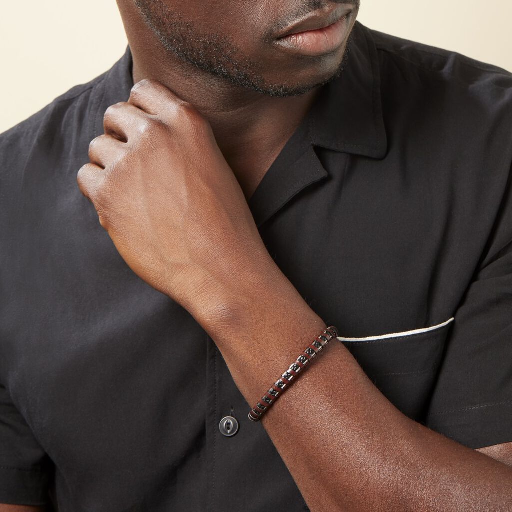 Bracelet Acier Blanc Edouard - Bracelets Homme | Histoire d’Or
