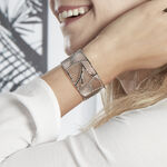 Bracelet Jonc Andor Acier Blanc - Bracelets joncs Femme | Histoire d&rsquo;Or