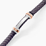 Bracelet Acier Blanc Ludovic Oxyde De Zirconium - Bracelets Cuir Homme | Histoire d&rsquo;Or