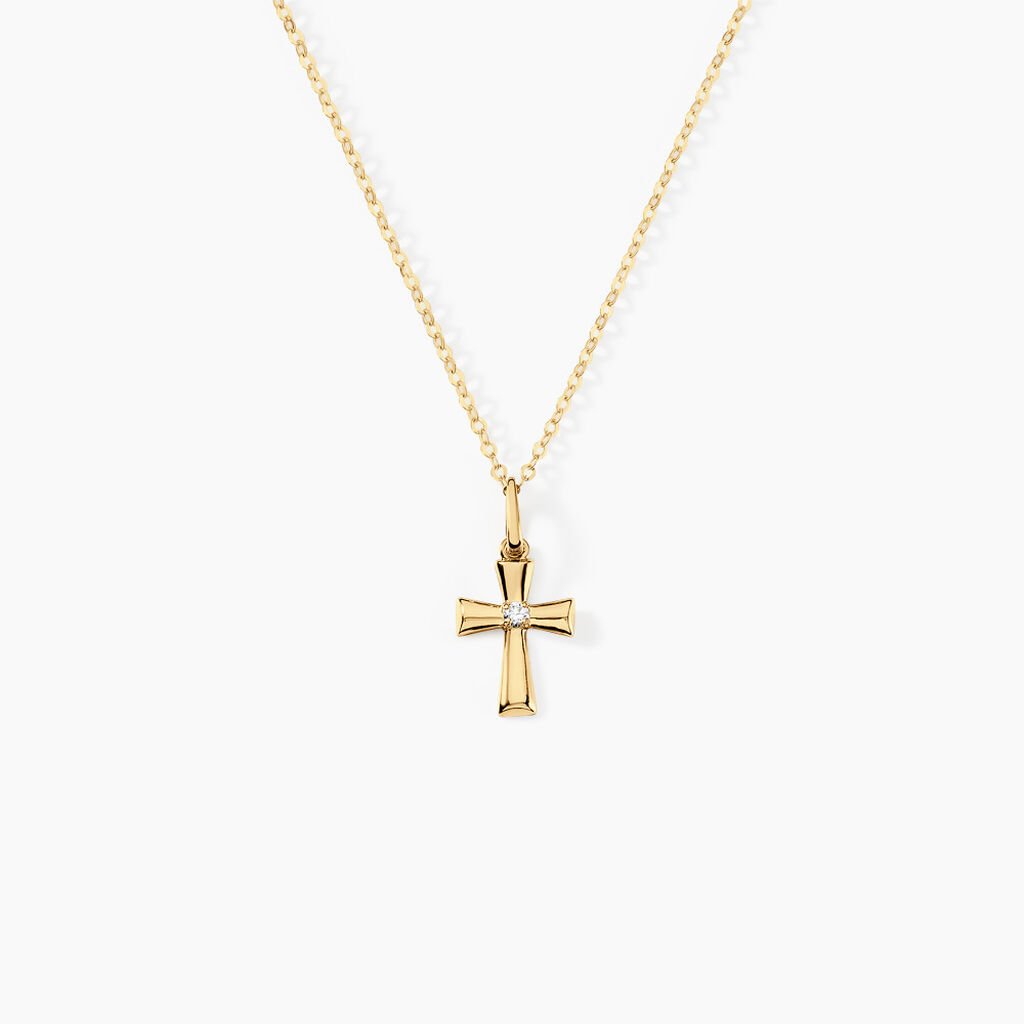 Collier Cobeia Or Jaune Oxyde De Zirconium - Colliers Femme | Histoire d’Or