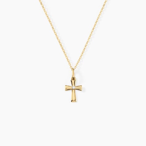 Collier Cobeia Or Jaune Oxyde De Zirconium - Colliers Femme | Histoire d’Or