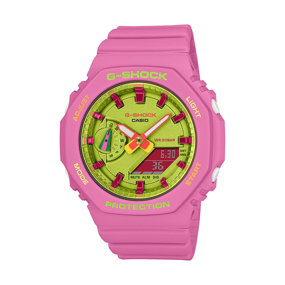 G shock white on sale pink