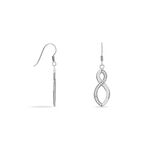 Boucles D'oreilles Pendantes Odile Argent Blanc Oxyde De Zirconium - Boucles d'oreilles fantaisie Femme | Histoire d&rsquo;Or