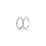 Cr&eacute;oles Ilana Or Blanc - Boucles d'oreilles cr&eacute;oles Femme | Histoire d&rsquo;Or