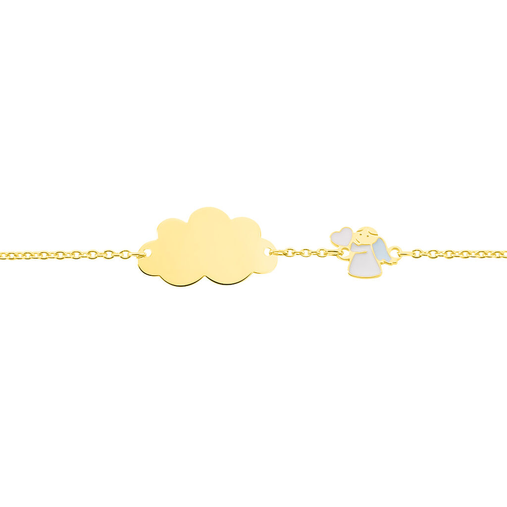 Bracelet Identité Gaspardine Maille Forçat Or Jaune - Bracelets Communion Enfant | Histoire d’Or