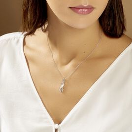 Collier Ayhan Argent Blanc Oxyde De Zirconium - Colliers fantaisie Femme | Histoire d’Or