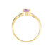 Bague Candice Or Jaune Amethyste - Bagues solitaires Femme | Histoire d’Or