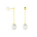 Boucles D'oreilles Pendantes Valera Or Jaune Perle De Culture - Boucles d'oreilles pendantes Femme | Histoire d’Or