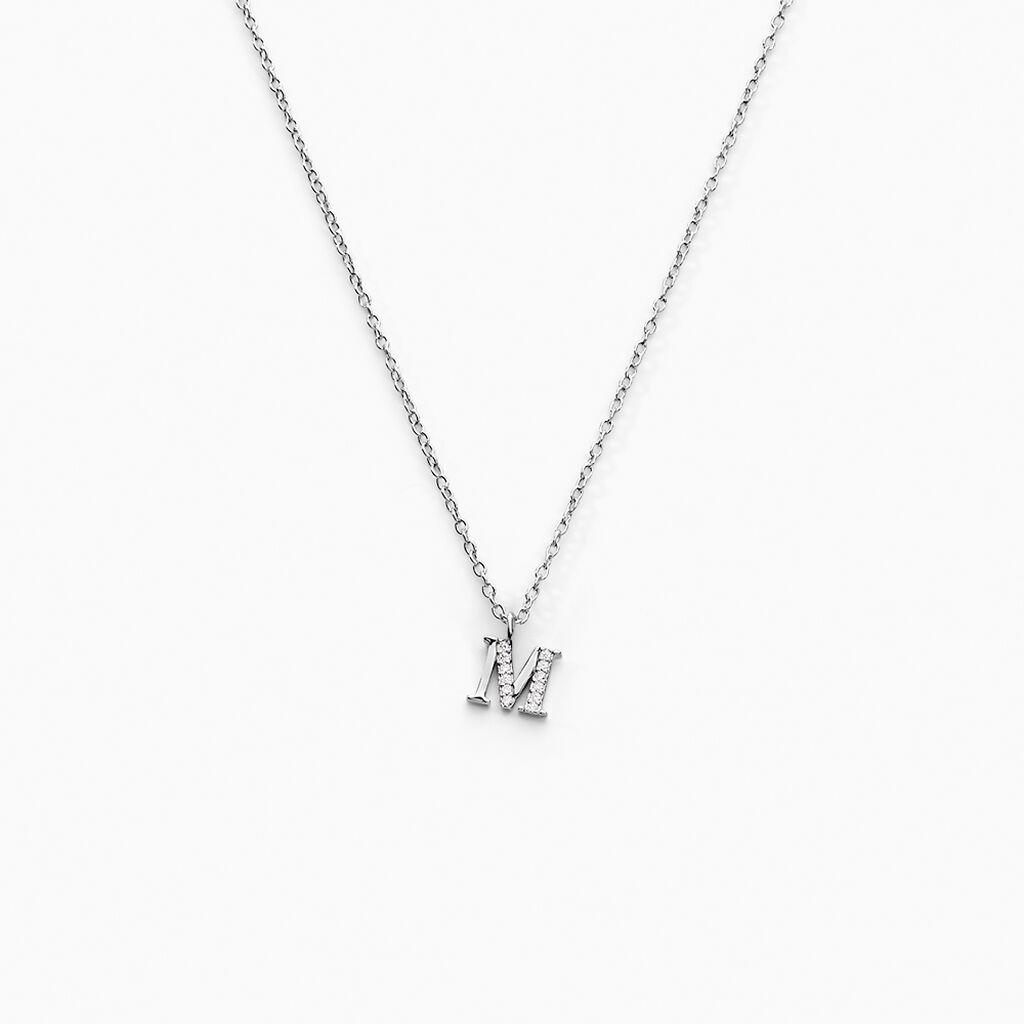 Collier Neruda Argent Blanc Oxyde De Zirconium - Colliers fantaisie Femme | Histoire d’Or