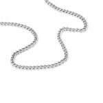 Cha&icirc;ne Nairi Maille Gourmette Argent Blanc - Chaines Famille | Histoire d&rsquo;Or