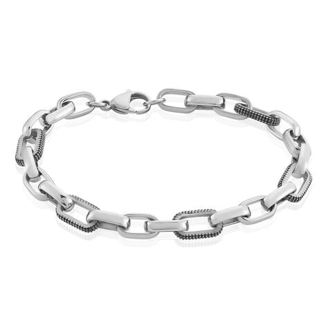 Bracelet Cesare Acier Blanc - Bracelets Homme | Histoire d&rsquo;Or