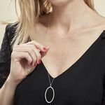 Collier Sautoir Argent Georgy Oxydes De Zirconium - Sautoirs Femme | Histoire d&rsquo;Or
