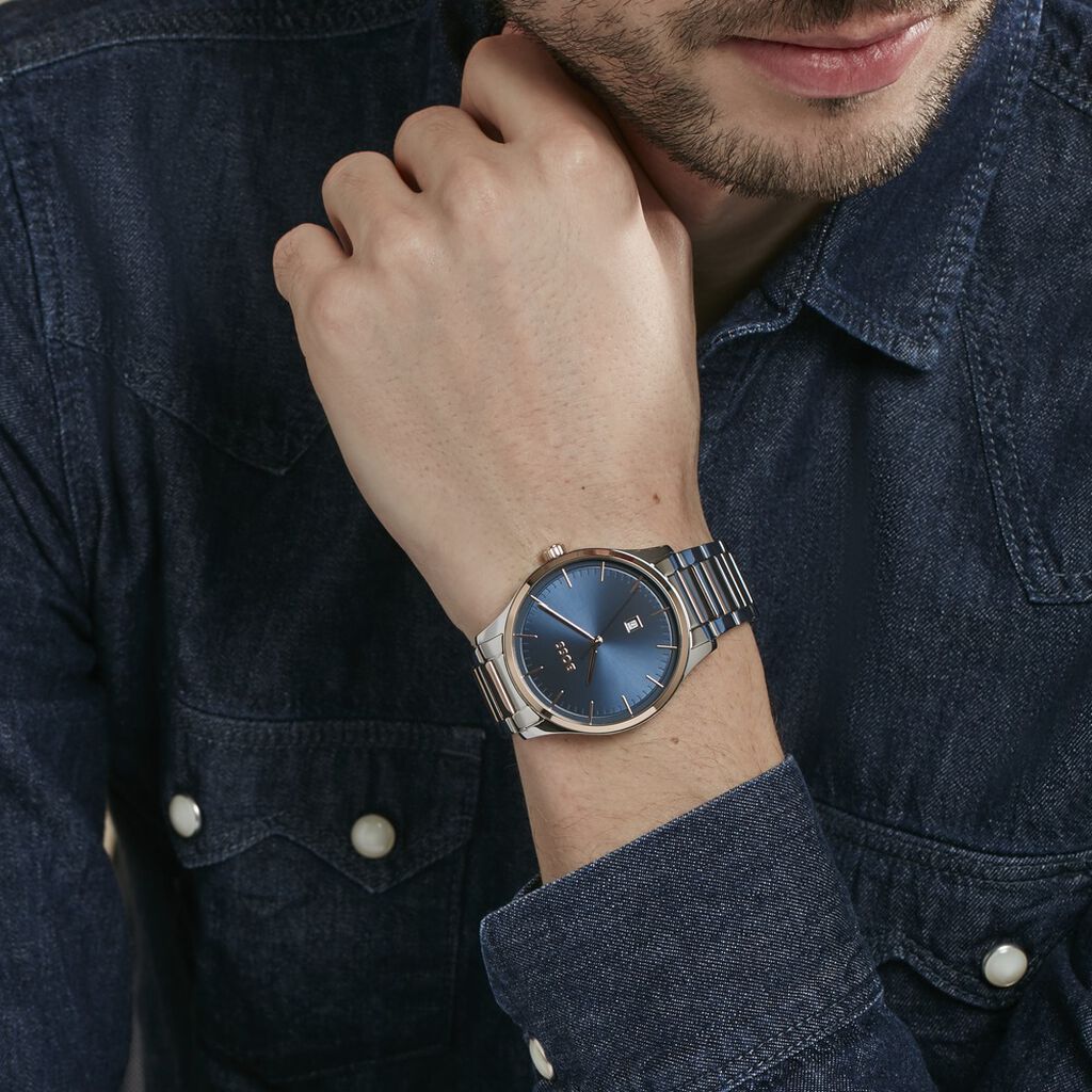 Montre Boss Reason Bleu - Montres Homme | Histoire d’Or