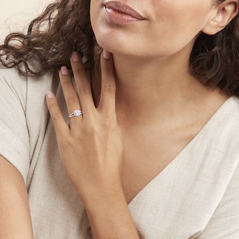 Bague Solitaire Cillian Or Jaune Oxyde De Zirconium - Bagues solitaires Femme | Histoire d’Or